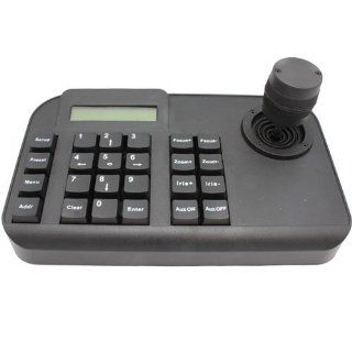 Security PTZ (Pan Tilt Zoom) Speed Dome Camera LCD 3D Keyboard Controller   Using 3 Axis Joystick to Control the Pan/tilt Direction and Speed of the Dome Camera. 1.2km Maximum Distance Communication. Maximum of 255 Addressable Preset Points. Using RS 485 E