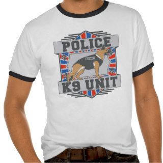 K9 Unit Police German Shepherd T Shirts