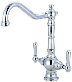 Pioneer 2AM400 TB Two Handle Kitchen Faucet, PVD Tuscany Bronze Finish   Touch On Kitchen Sink Faucets  