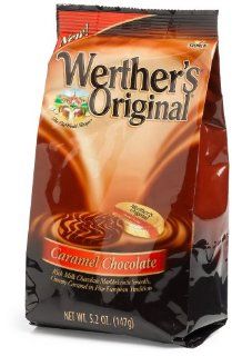 Werther's Original Caramel Milk Chocolate, 5.2 Ounce Bags (Pack of 6)  Caramel Candy  Grocery & Gourmet Food