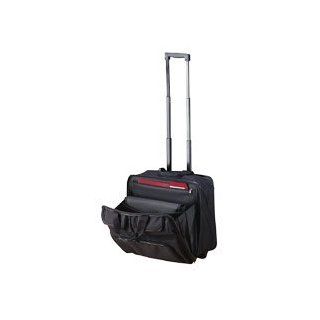 Hazel 49964 Office On The Go Soft Rolling Briefcase, Black