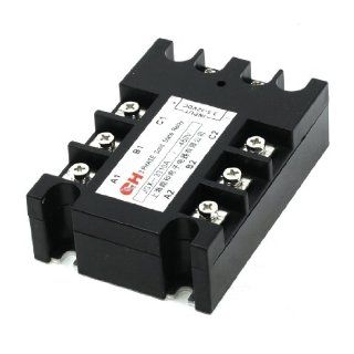 3.5 32VDC Input 480VAC 10A Output DC/AC Three Phase SSR Solid State Relay   Replacement Household Furnace Motors  