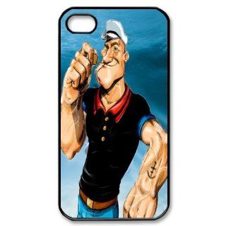 Alicefancy Cartoon Iphone 4 & 4s Cover Case Popeye For Personalized Design Iphone 4 & 4s Shell Case YQC10132 Cell Phones & Accessories