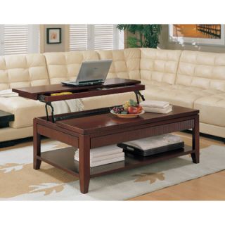 Martin Home Furnishings Grove Laptop Coffee Table with Lift and Slide