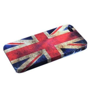 United Kingdom Uk Flag Retro National Hard Case Cover for Iphone 5 5g Cell Phones & Accessories