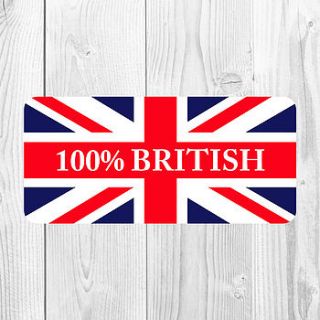 pre designed labels 100% british by able labels