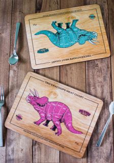 Tail as Old as Thyme Place Mat Set  Mod Retro Vintage Kitchen