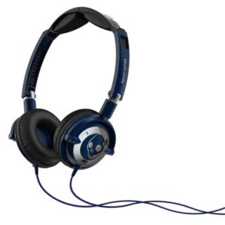 Skullcandy Lowrider Headphones   Navy Blue/Chrom