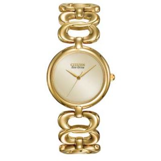 open link gold tone stainless steel watch em0222 58p $ 325 00 25 %