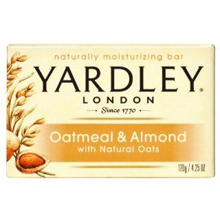 Yardley Oatmeal and Almond Bar Soap, 4.25 oz. (Pack of 24)  Bath Soaps  Beauty