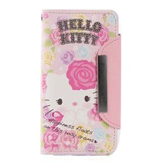 Hello Kitty Wallet Card Case for iPhone 5   ROSE Cell Phones & Accessories