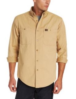 Wrangler Men's Riggs Workwear Twill Work Shirt, Moss, Medium at  Men�s Clothing store