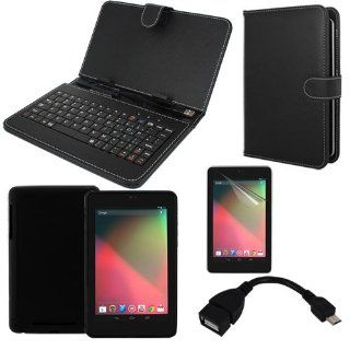 Skque Premium Black TPU Case Cover + LCD Screen Protector + Micro OTG Cable A Computers & Accessories