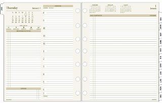 Day Runner 2014 Two Pages Per Day Planner Refill, 8.5 x 11 Inches (491 225)  Office Calendar Refills 