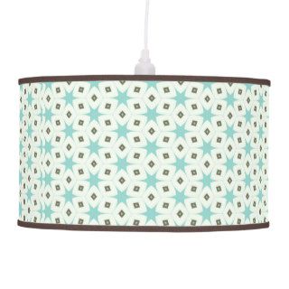 stars and squares mid century pattern lamp shade
