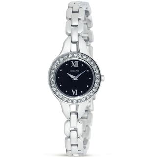 Seiko Women's Crystal accented Stainless Steel Watch Seiko Women's Seiko Watches