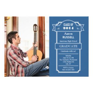 Elegant Banner Graduation Invitation