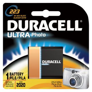 Duracell Lithium 6V 223 Ultra Photo Battery — Single Pack, Model# DL2223ABPK  Lithium Batteries