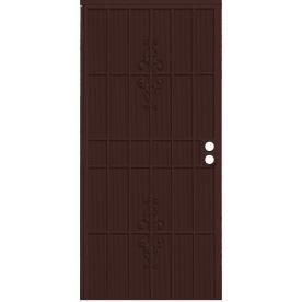 Gatehouse 32 in x 81 in Ares Bronze Steel Security Door