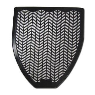 Impact Non Skid Disposable Urinal Floor Mat, 17 1/2" Width x 20 3/8" Length, Black (Pack of 6)