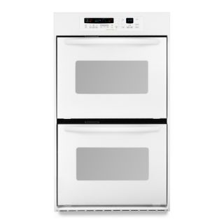 KitchenAid Architect Self Cleaning Convection Double Electric Wall Oven (White) (Common 24 in; Actual 23.75 in)