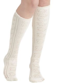 It’s Tall About You Socks in Cream  Mod Retro Vintage Socks