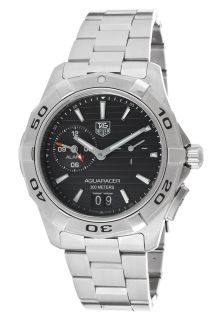 Tag Heuer WAP111Z.BA0831  Watches,Mens Aquaracer Black Textured Dial Stainless Steel, Casual Tag Heuer Quartz Watches