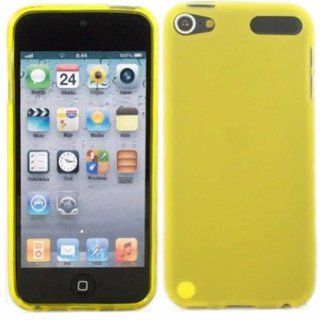 Gel Case Cover Skin For Apple iPod Touch 5 5TH Generation / Yellow Cell Phones & Accessories