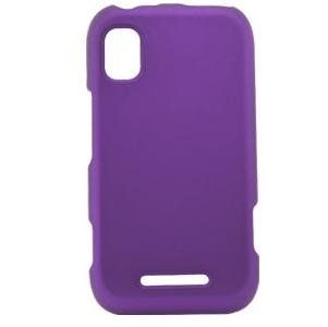 Icella FS MOMB508 RPP Rubberized Purple Snap On Cover for Motorola MB508 Cell Phones & Accessories