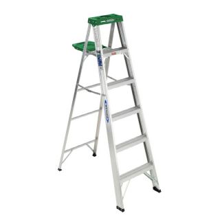 Werner 6 ft Aluminum 225 lb Type II Step Ladder