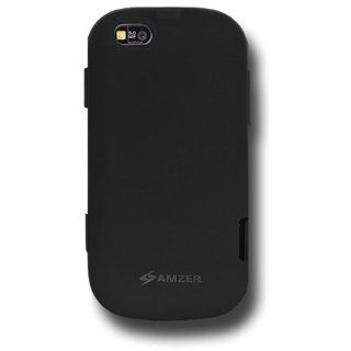 Amzer Silicone Skin Jelly Case for Motorola CLIQ XT MB501   Black Cell Phones & Accessories