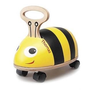 personalised bug ride on by harmony at home children's eco boutique
