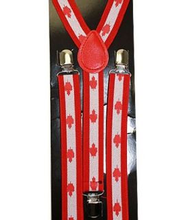 Outer Rebel Canadian Flag Suspenders at  Mens Clothing store
