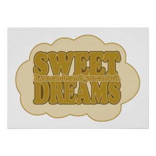 Sweet Dreams custom poster