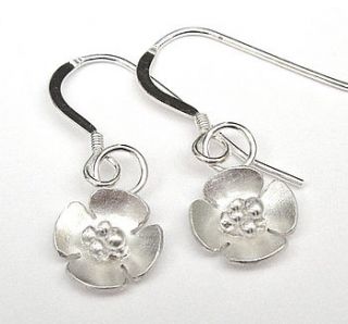 blossom flower hook earrings by zelda wong