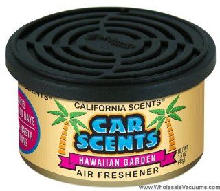California Car Scents Hawaiian Gardens Fragrance with Vented Lid 2 Scented Pad Cups   Automotive Air Fresheners