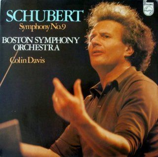 Schubert Symphony no. 9   Boston Symphony Orchestra, Colin Davis [LP Record] Music