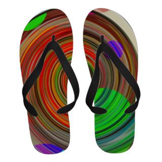 Re Created Spiral Painting Sandals