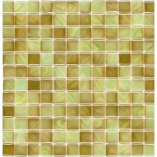 Elida Ceramica Recycled Apple Glass Mosaic Square Indoor/Outdoor Wall Tile (Common 12 in x 12 in; Actual 12.5 in x 12.5 in)