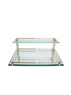 13K Gold 2 Tier Vanity Tray by Neu Home