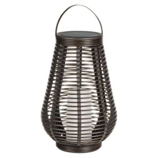 Threshold™ Solar Round Basket Lantern   Large