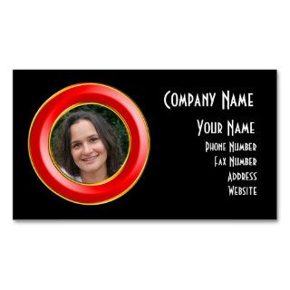 Porthole Picture Frame Business Card