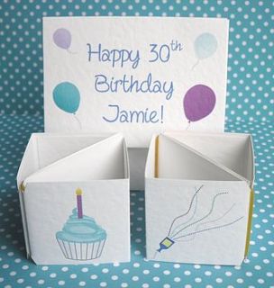 popping pairs game birthday card by paperbuzz cards