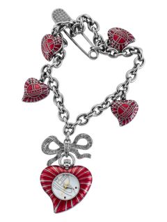Womens Red Heart Charm Watch by Vivienne Westwood