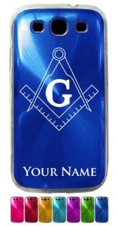 Samsung Galaxy S3 Siii Case/Cover   FREEMASON, FREE MASON   Personalized for FREE (Click the CONTACT SELLER button after purchase and send a message with your case color and engraving request) Cell Phones & Accessories