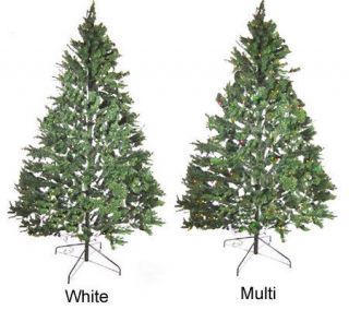 7 Prelit Alaskan Pine Christmas Tree with Remote & Storage Case —