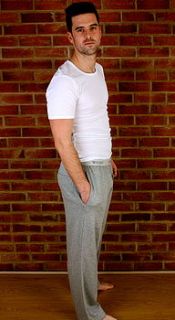 men's grey lounge pants by louie thomas menswear
