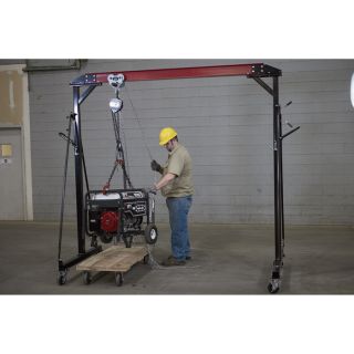 Roughneck Manual Chain Hoist — 1 Ton, 10ft. Lift  Manual Gear Chain Hoists