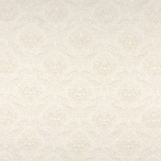 A072 Beige And Off White Flowers And Leaves Upholstery Fabric By The Yard  54" Wide