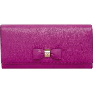 MULBERRY   Bow glossy goat leather wallet